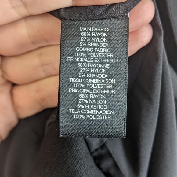 Kenneth Cole Jersey & Faux Leather Blazer - Picture 6 of 10